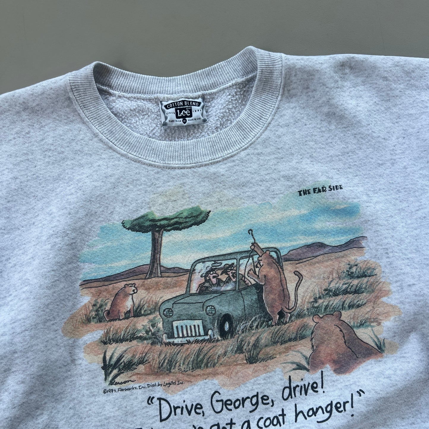 XL 1990s The Far Side Comic Sweatshirt