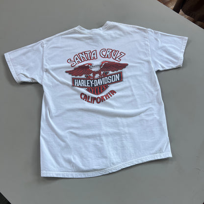 Large 2000 Harley Davidson Santa Cruz T-shirt