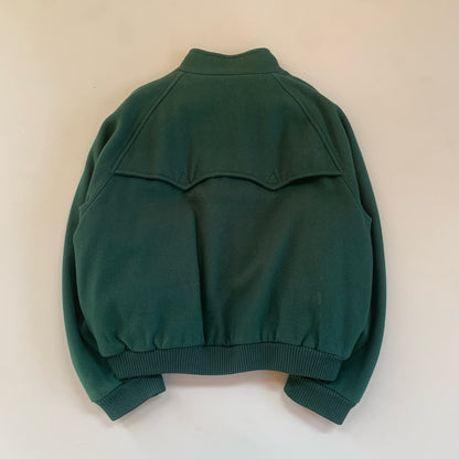 Large 1990s Polo Ralph Lauren Moss Green Wool Jacket