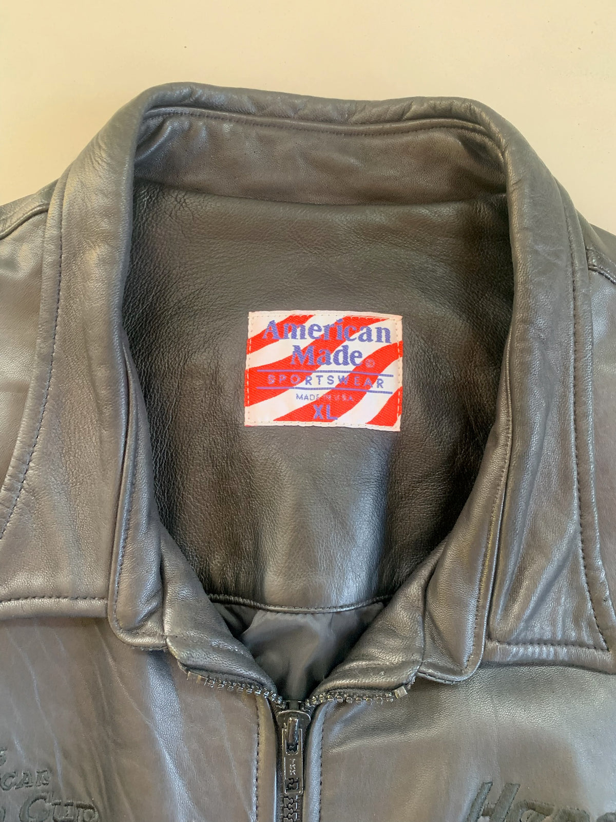 XL 1995 Hendrick Motorsports Winston Cup Champion Leather Jacket