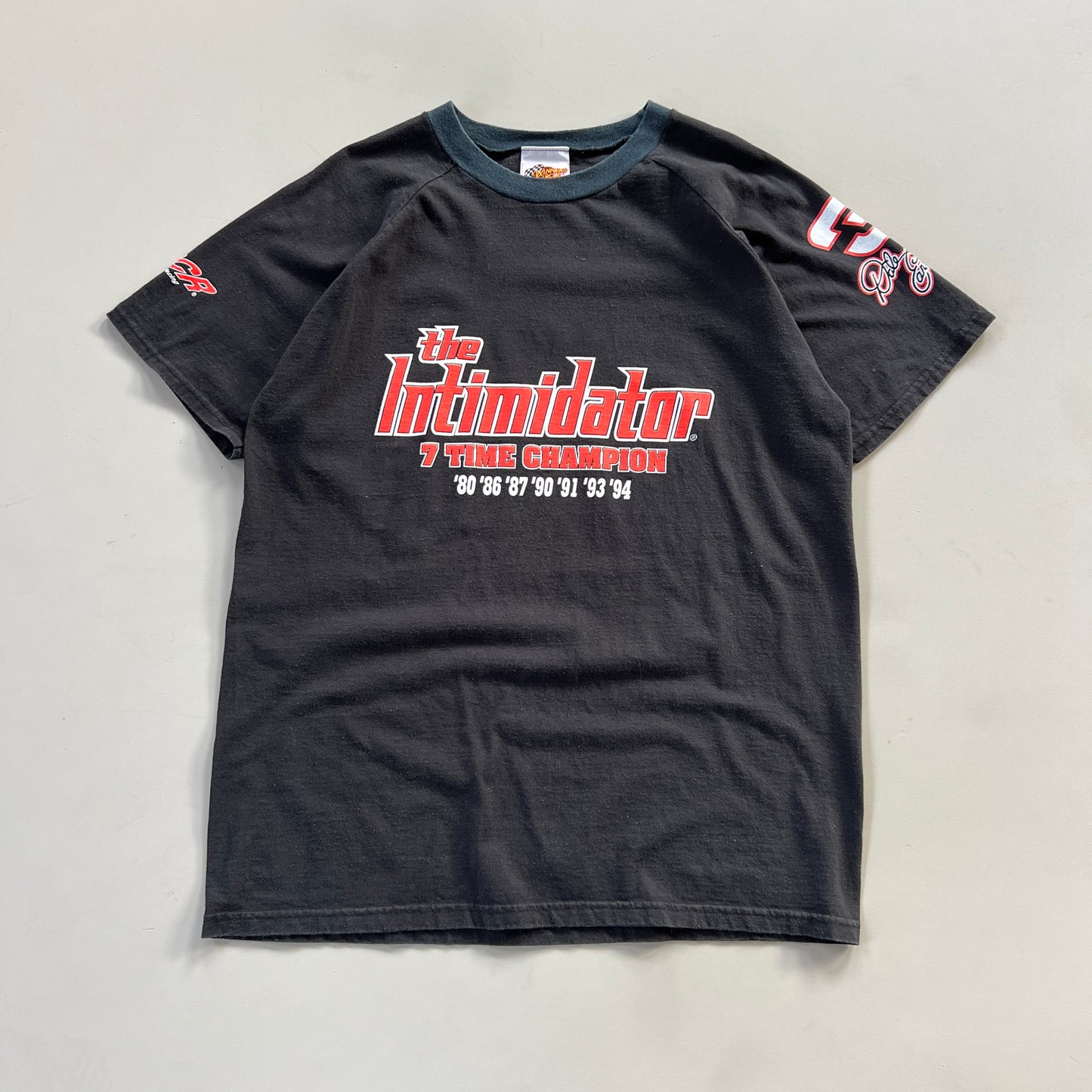 Large 1990s The Intimidator 7 Time Champ Shirt