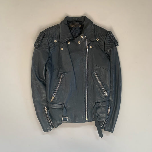 Medium 1980s Harley Davidson Leather Motorcycle Jacket