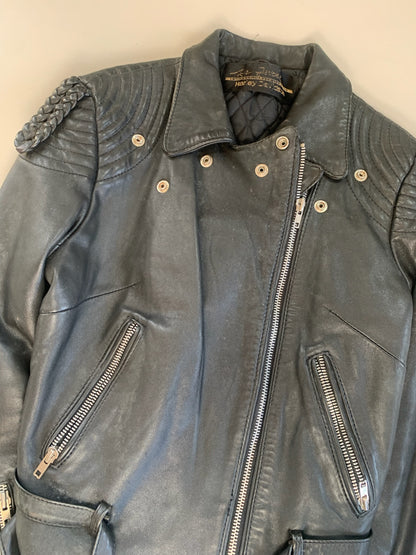 Medium 1980s Harley Davidson Leather Motorcycle Jacket