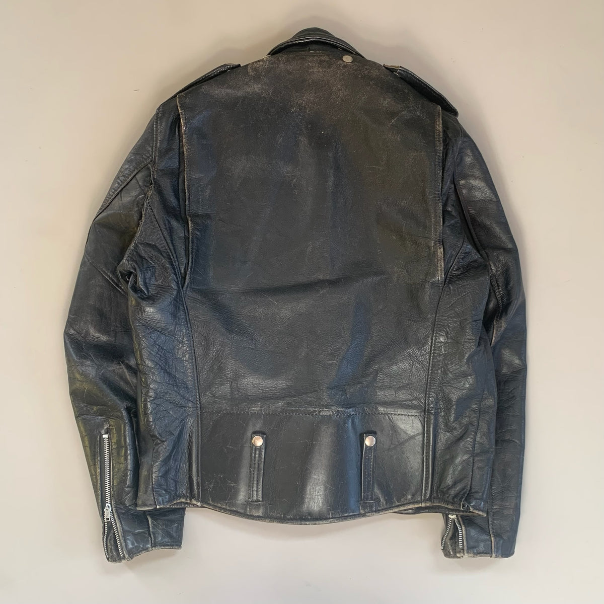 XL 1970s Harley Davidson Leather Biker Jacket