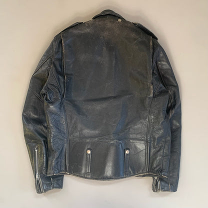XL 1970s Harley Davidson Leather Biker Jacket
