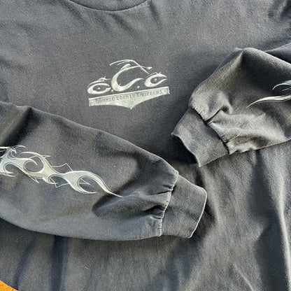 XL 2000s Orange County Choppers Long Sleeve T-shirt
