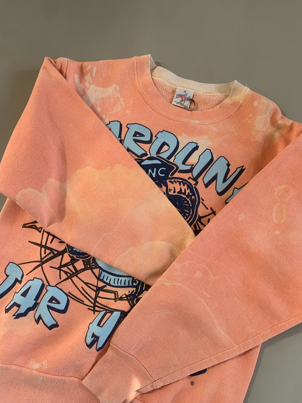 Medium 1993 Carolina Tar Heels Over Dye Sweatshirt