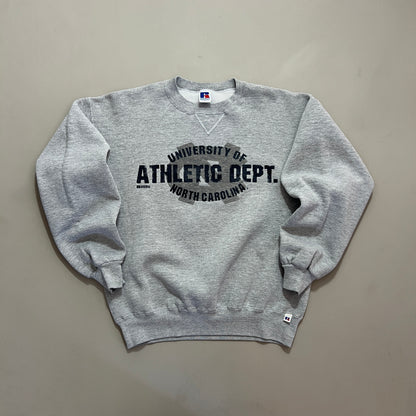 Large 90s UNC Tar Heels Russell Athletic Sweatshirt