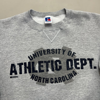 Large 90s UNC Tar Heels Russell Athletic Sweatshirt