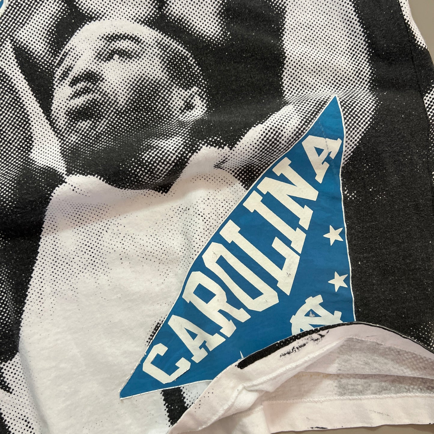 XL 90s UNC Tar Heels Basketball AOP T-shirt