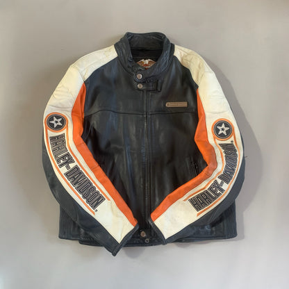 XL Harley Davidson Leather Biker Jacket