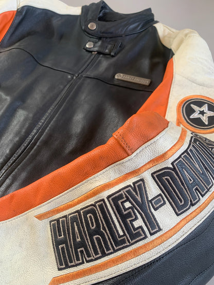 XL Harley Davidson Leather Biker Jacket