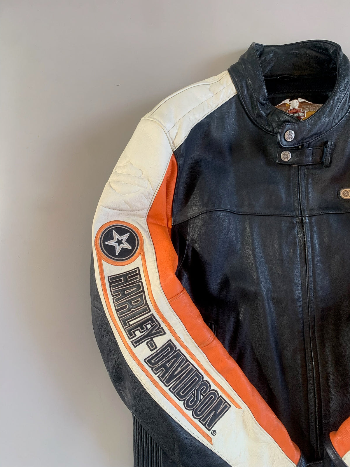 XL Harley Davidson Leather Biker Jacket