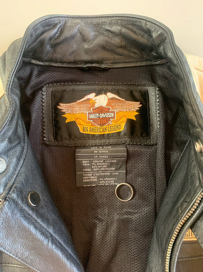 XL Harley Davidson Leather Biker Jacket