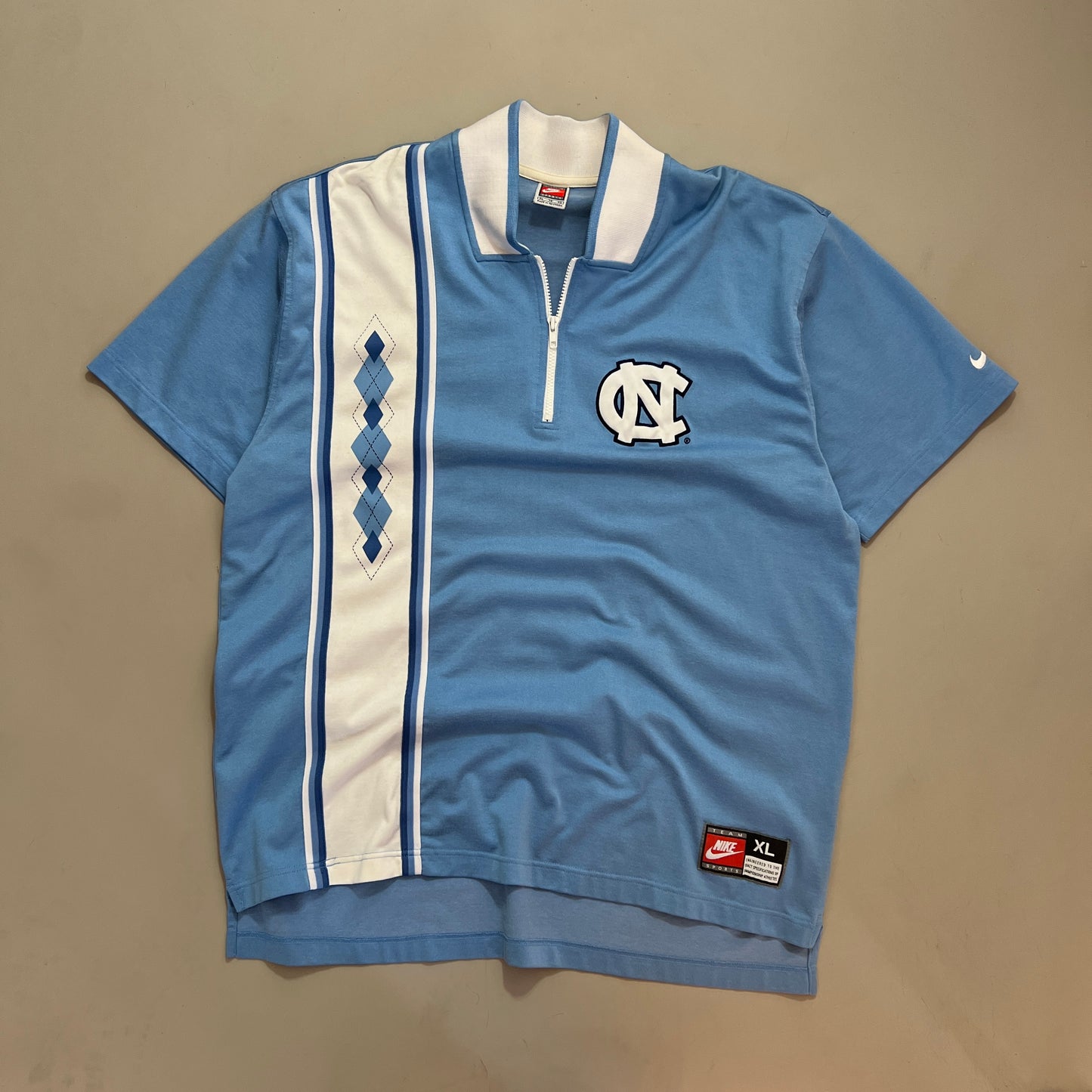 XL 90s Nike Unc Tar Heels Warm Up Shirt