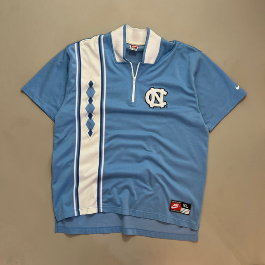 XL 90s Nike Unc Tar Heels Warm Up Shirt