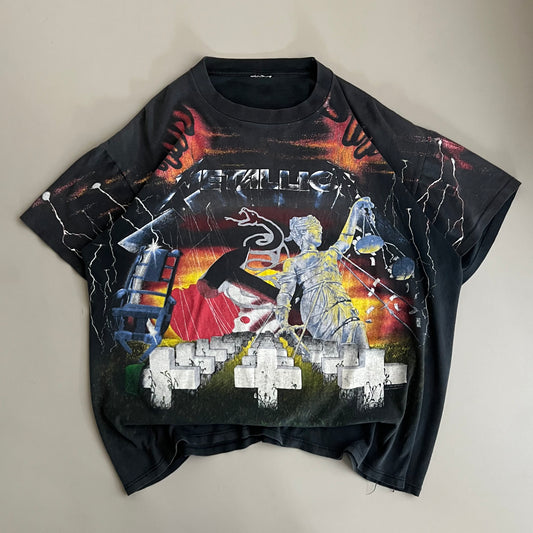 XL 1991 Metallica Master of Puppets AOP T-shirt