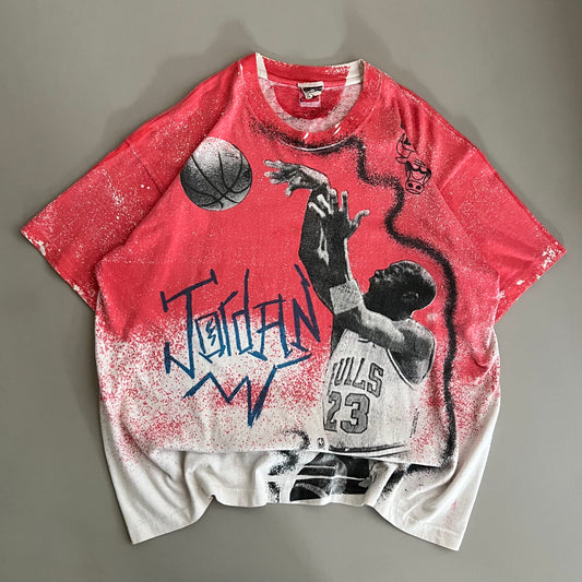 XL 90s Chicago Bulls Michael Jordan AOP T-shirt