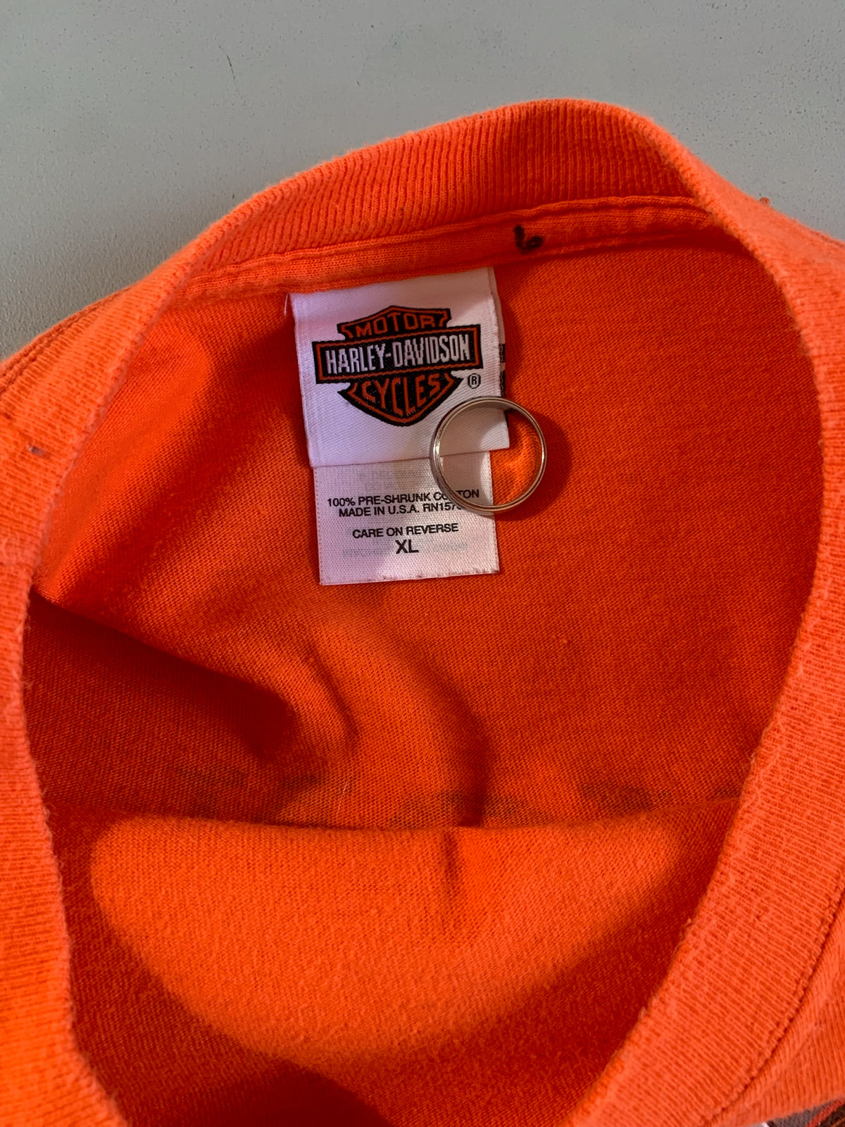 XL 2004 Harley Davidson Skull Long Sleeve T-shirt