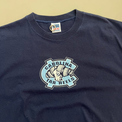 XL 2000s Carolina Tar heels Cut Off T-shirt