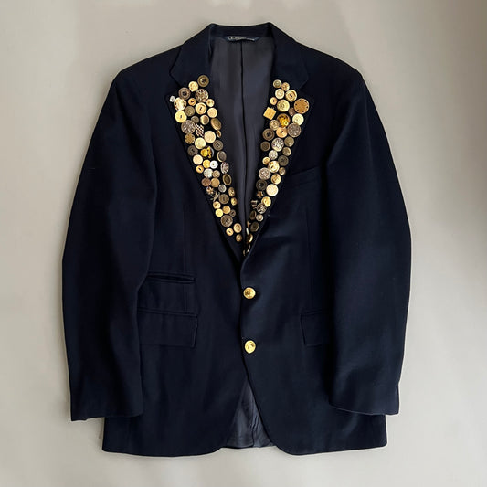 Large 90s Polo by Ralph Lauren Studded Blazer