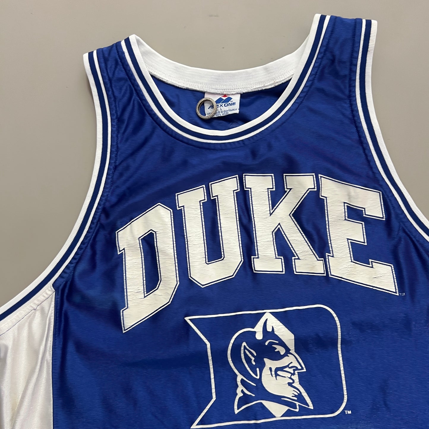 Large Duke Blue Devils Apex Basketball Jersey
