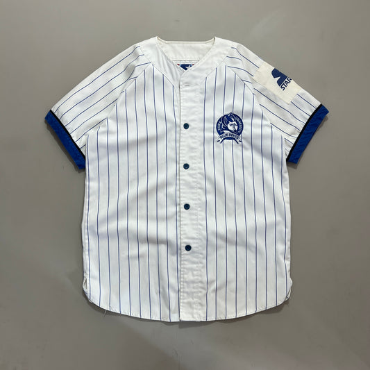 Medium 1990s Duke University Pinstripe Starter Baseball Jersey
