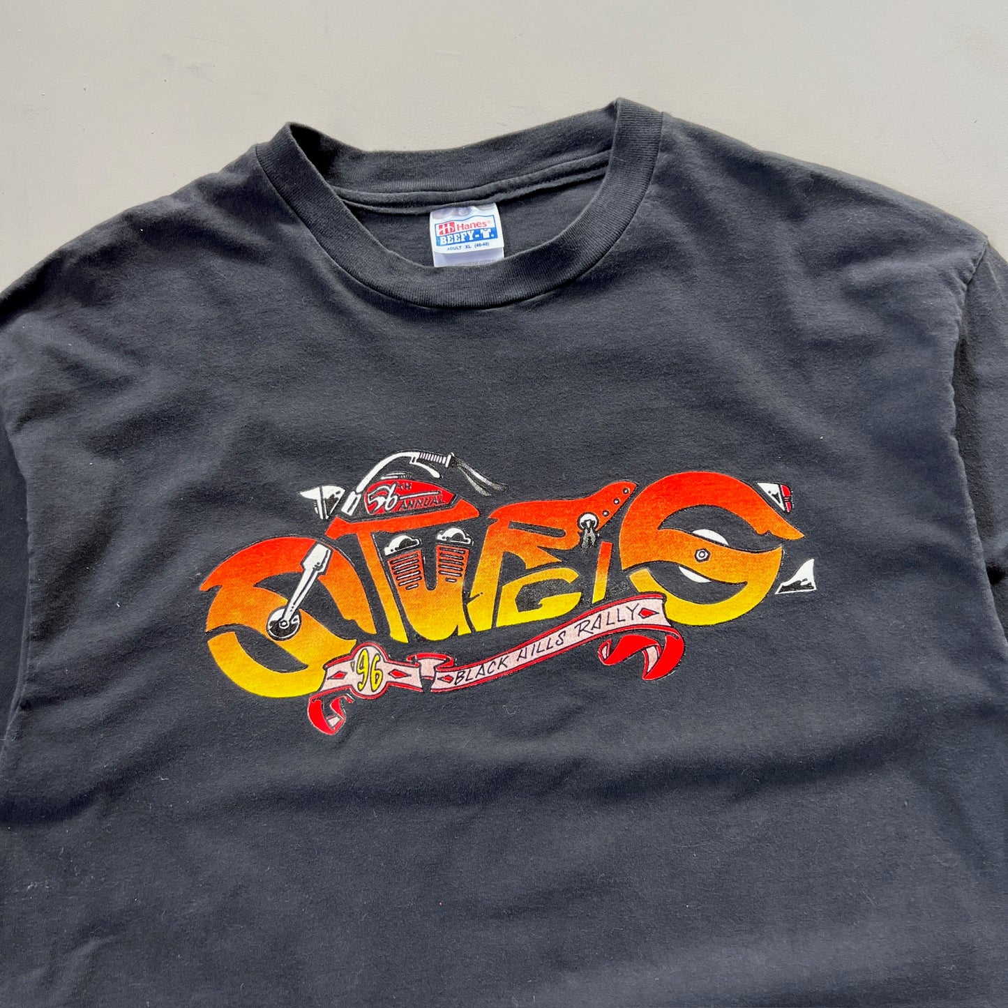 XL 1996 Black Hills Biker Rall T-shirt