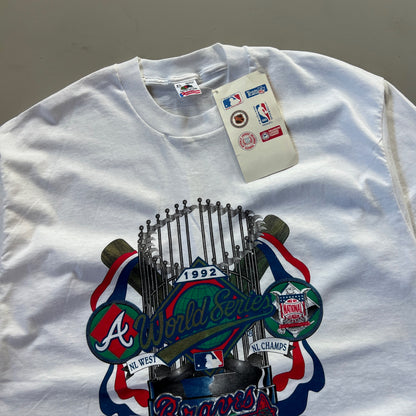 XL 1992 Atlanta Braves World Series T-shirt