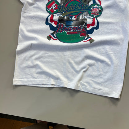 XL 1992 Atlanta Braves World Series T-shirt