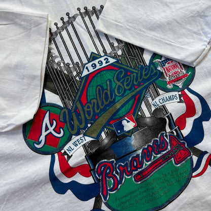 XL 1992 Atlanta Braves World Series T-shirt