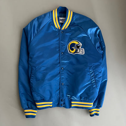 Medium 90s Chalk Line Los Angeles Rams Satin Jacket