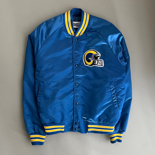 Medium 90s Chalk Line Los Angeles Rams Satin Jacket