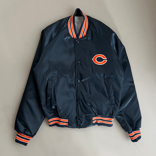 Small Chicago Bears Chalk Line Satin Jacket