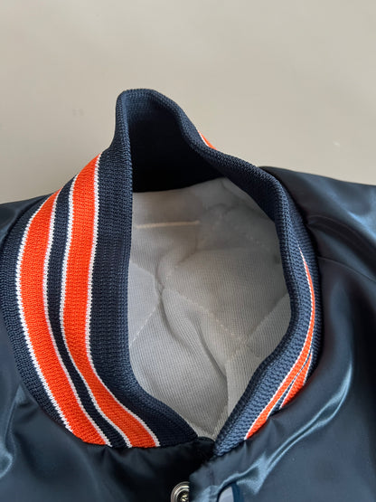 Small Chicago Bears Chalk Line Satin Jacket