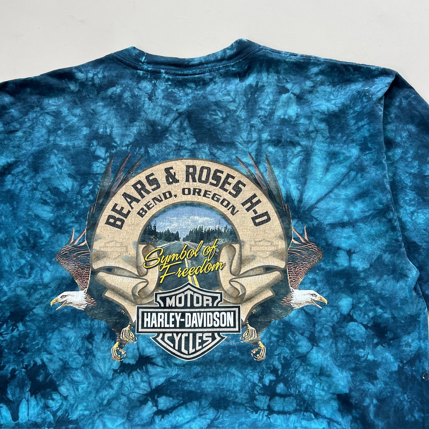 XL 2006 Harley Davidson Oregon Tie Dye T-shirt