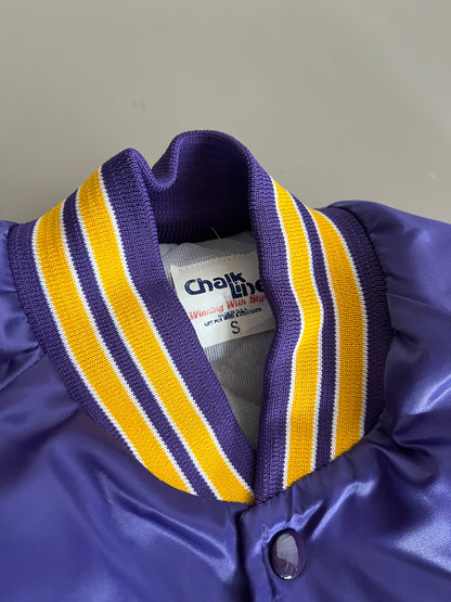 Small Mnnesota Vikings Chalk Line Satin Jacket