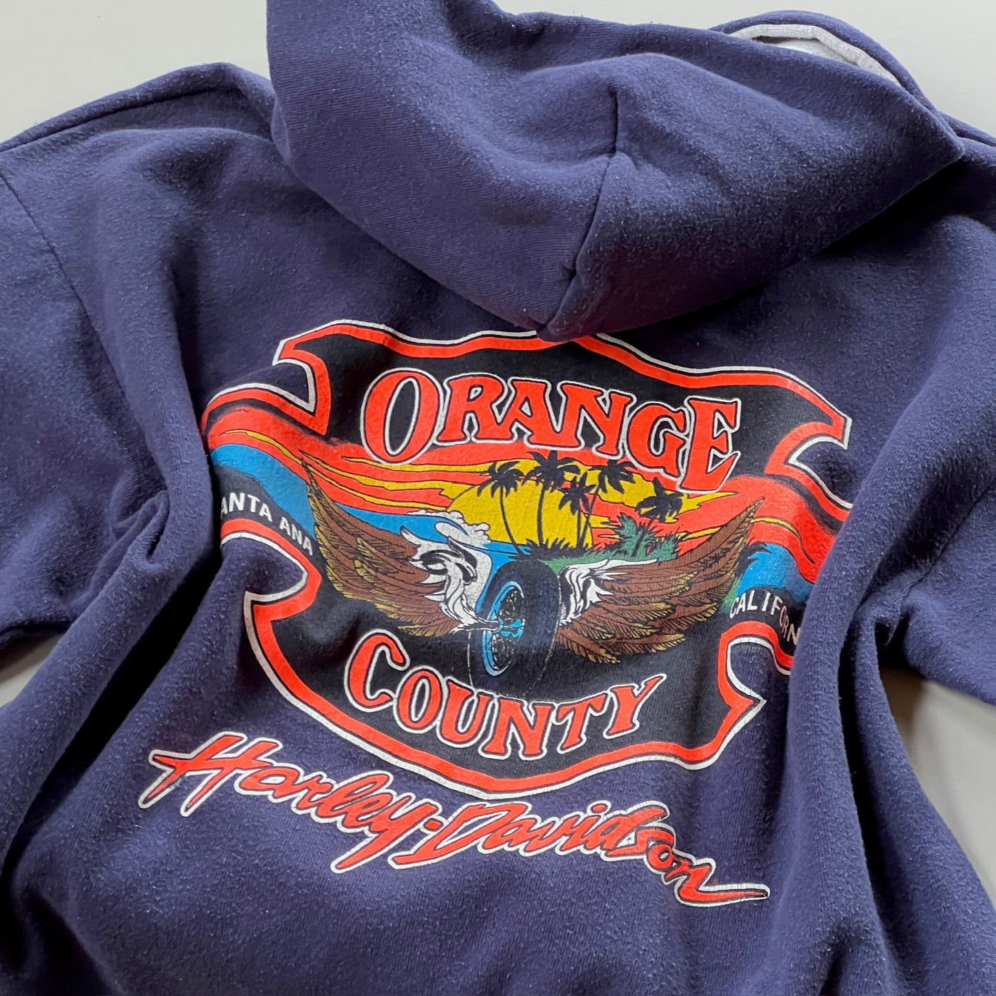 XL 1990 Harley Davidson Orange County Sweatshirt