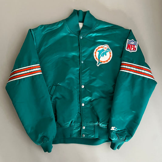 XL 90s Miami Dolphins Starter Satin Jacket