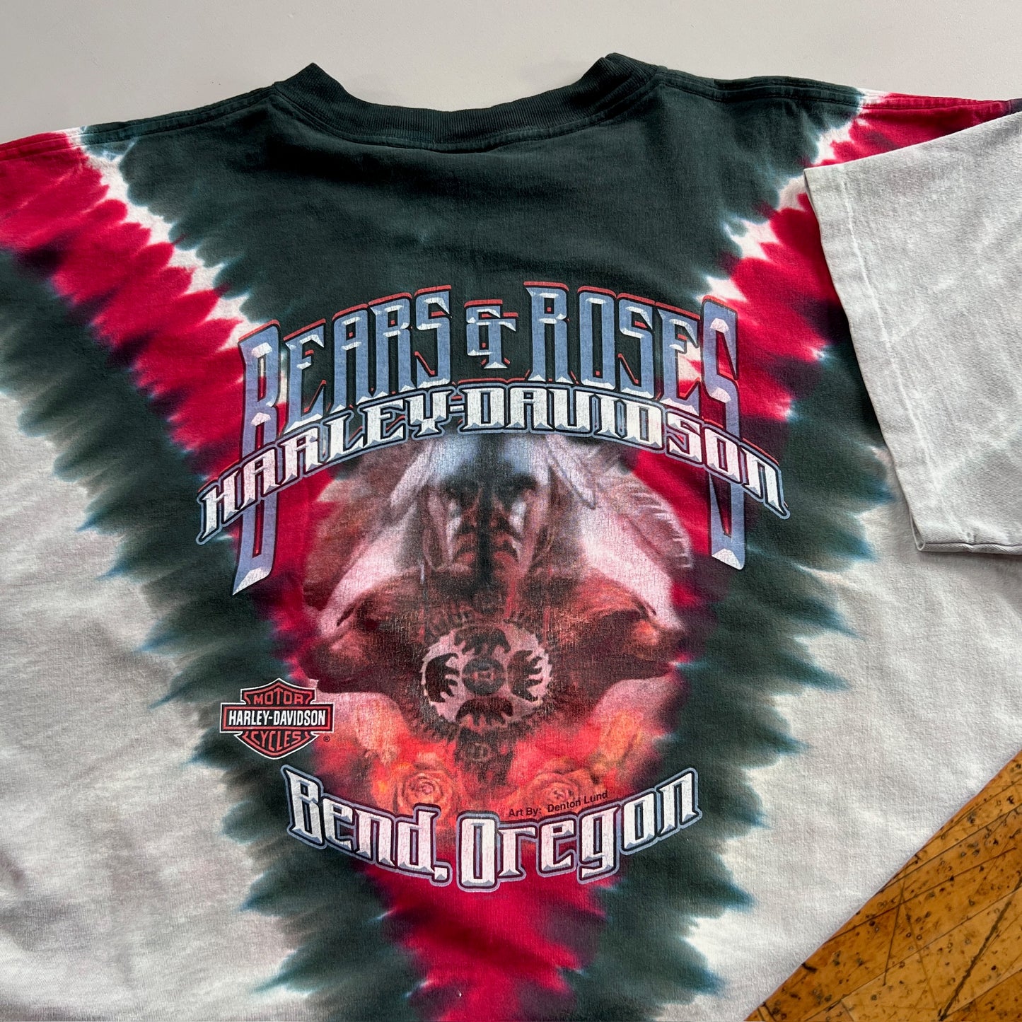 XXL 2005 Hrley Davidson Oregon Tie Dye T-shirt