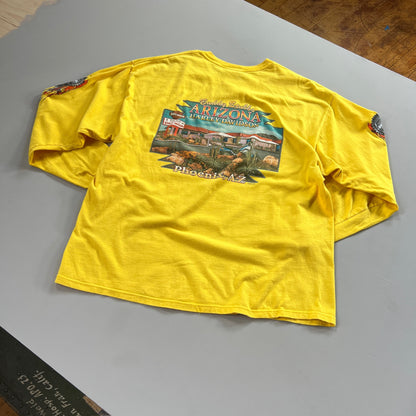 XXL 2004 Harley Davidson Arizona Flame Sleeve T-shirt