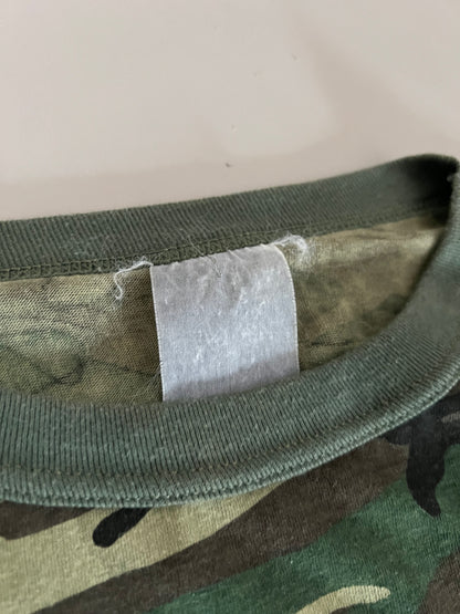 XL 90s STOP The Poaching Camo T-shirt