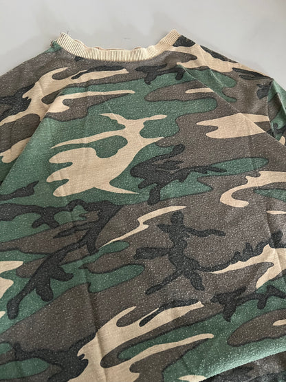 Large 90s Camo Blank T-shirt