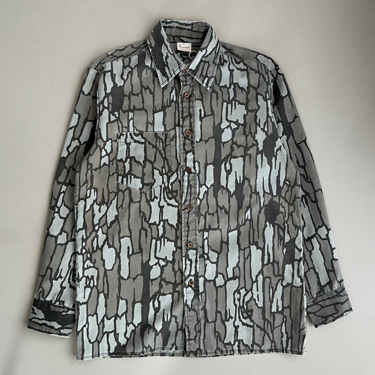 Medium 80's Trebark Camo Button Shirt