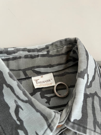 Medium 80's Trebark Camo Button Shirt