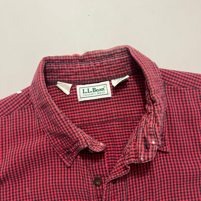 XL 90s Red L.L Bean Button Shirt