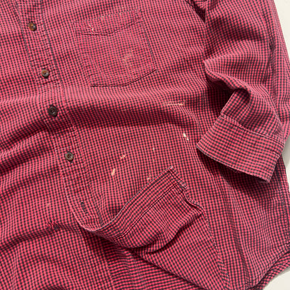 XL 90s Red L.L Bean Button Shirt