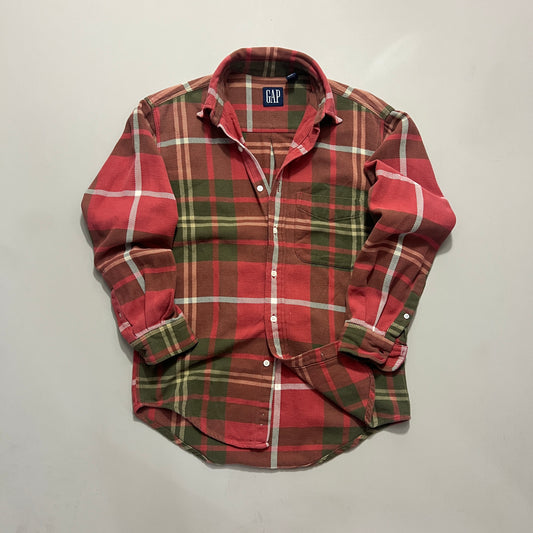 Small 90s GAP Plaid Button Shirt