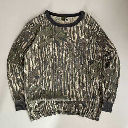 Large 90s Spartan Camo Long Sleeve Shirt