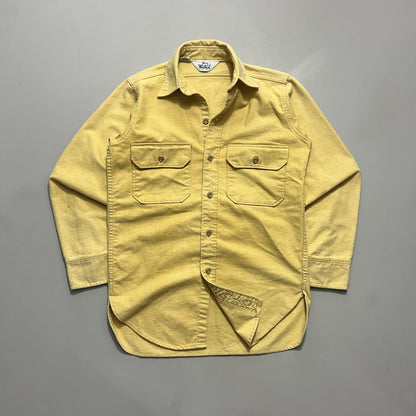 Small 90s Woolrich Mustard Button Shirt